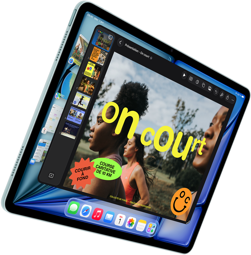 iPad Air bleu