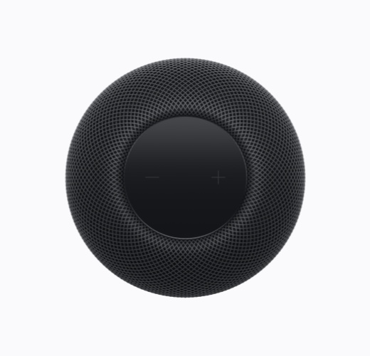 HomePod, Midnight colour, top exterior