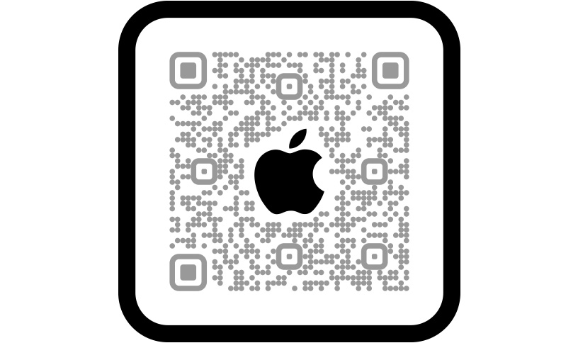 掃描行動條碼即可在 Apple Store app 中選購。