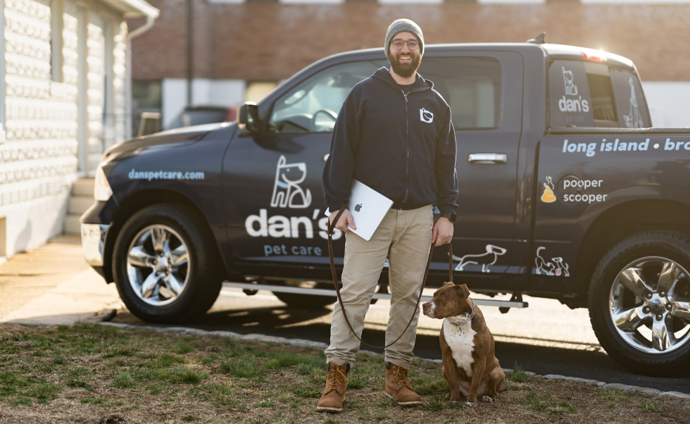 CEO Dan Reitman’s business started as a one-man dog walking service and now has 80 employees.