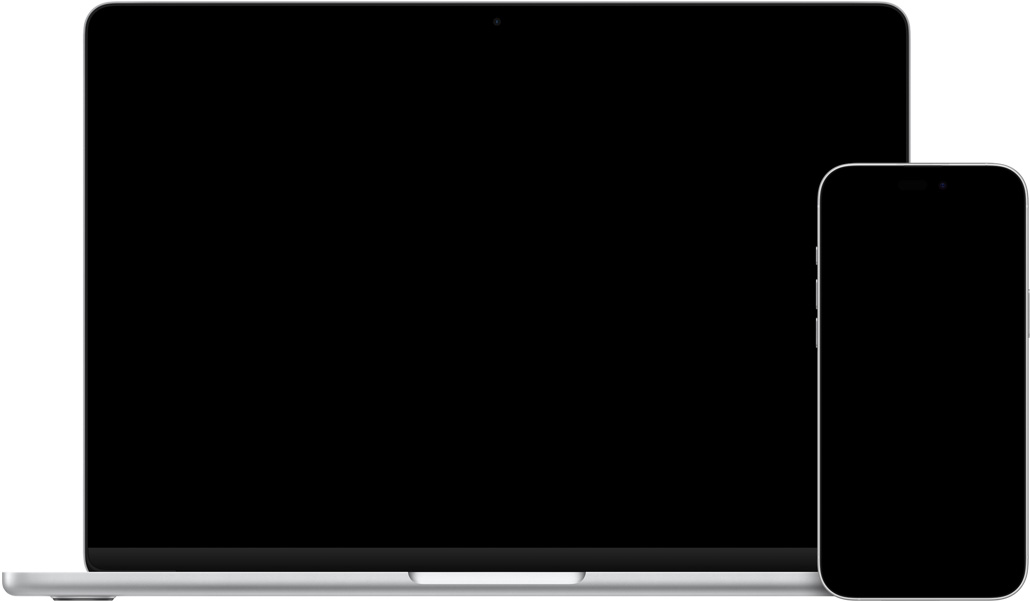 iPhone 16 Plus上で開かれたカメラアプリ。陶器の鉢の写真をフレーミングしている。13インチMacBook Airではメールアプリを開いて下書きを作成していて、そこにiPhoneで撮影した画像が表示されている