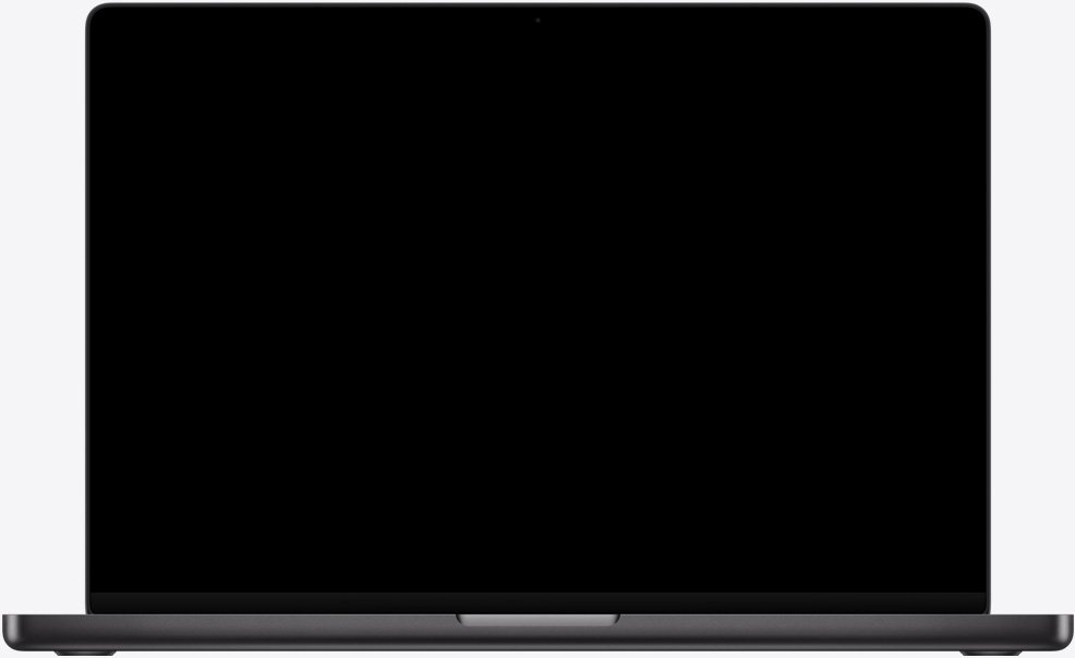 メールアプリを開いている13インチMacBook Pro。iPhoneの画面がMacBook Proの画面にミラーリングし、ライブアクティビティがUberの到着を示している