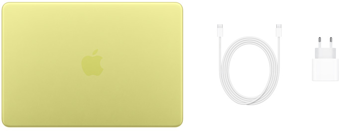 13-inch MacBook Neo, USB-C Charge Cable and 20W USB-C Power Adapter